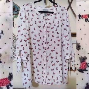 2X 🐩 Catherines Adorable Scottish Terrier Print Soft Stretchy Womens Plus Size